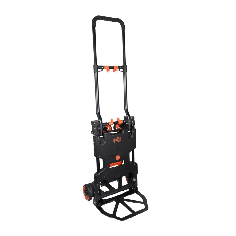 BLACK+DECKER 2-en-1 Diable et Chariot Transport Pliable Max. 55KG et Max. 120KG