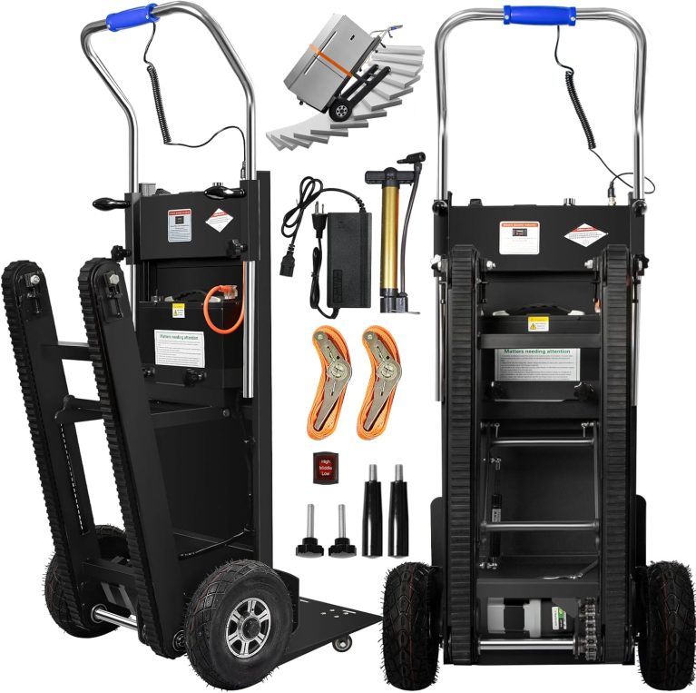 Afitdon Diable électrique 1250 W - avec capacité de Charge de 408 kg - pour escaliers et descentes