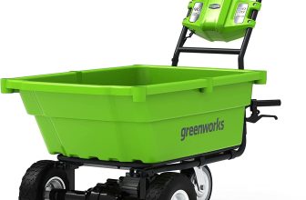 Notre test du Greenworks G40GC Chariot de Jardin Electrique