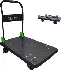 N&S Chariot de manutention pliable une seule main 350 kg