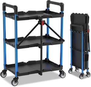 WORKPRO Chariot Pliable a 3 Niveaux